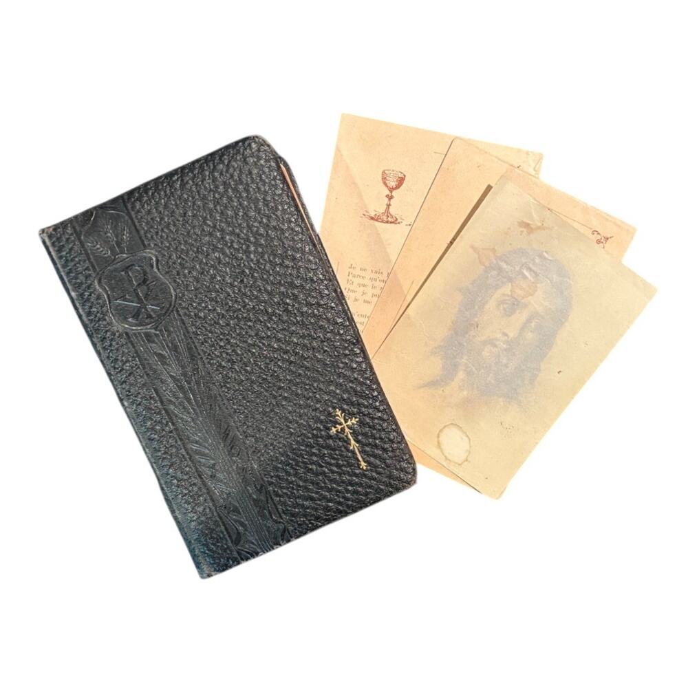 VTG 1906 French Catholic Missal, Les Plus Belles Prieres des Ames Pieuses
